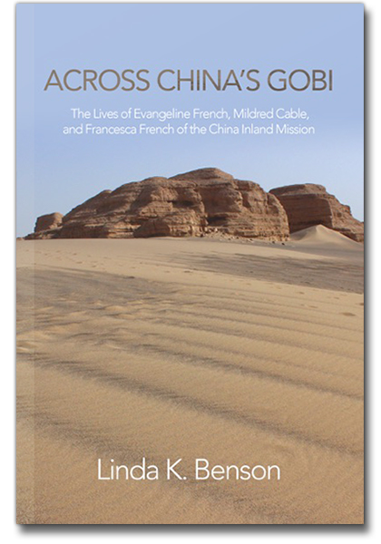The cover of Across China's Gobi, by Linda K Benson