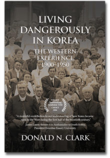 The cover of Living Dangerously in Korea